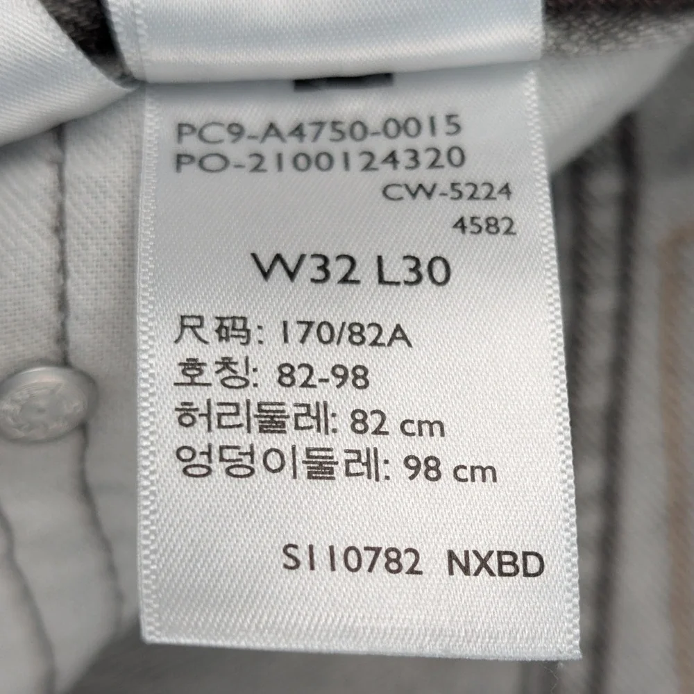 Levi Strauss 578 Jeans Mens 34x28 Gray Loose Fit Wide Leg Baggy Skate Streetwear